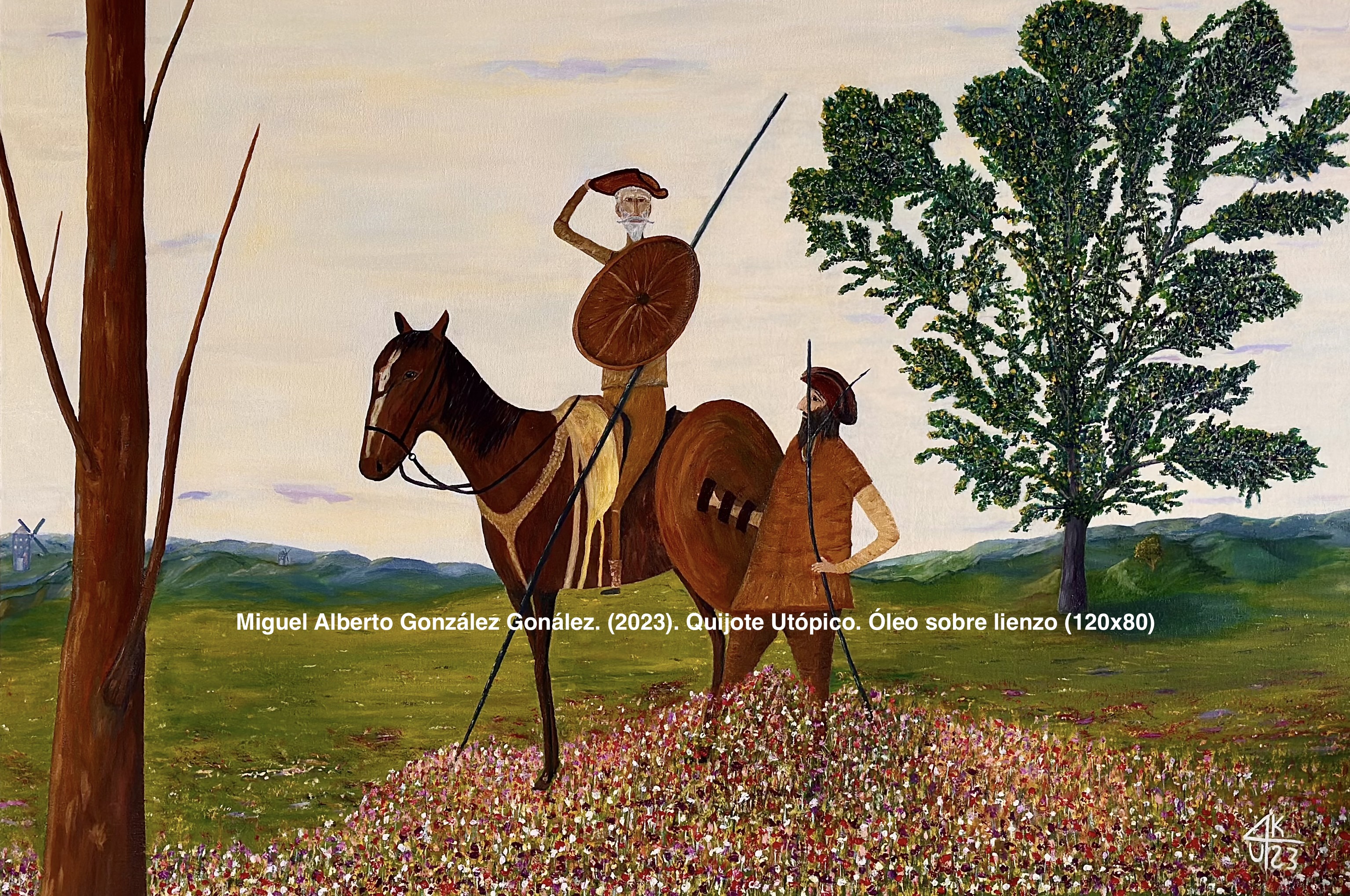 91 Quijote Utópico (120x80). óleo. Miguel Gonzalez, 2023.jpg