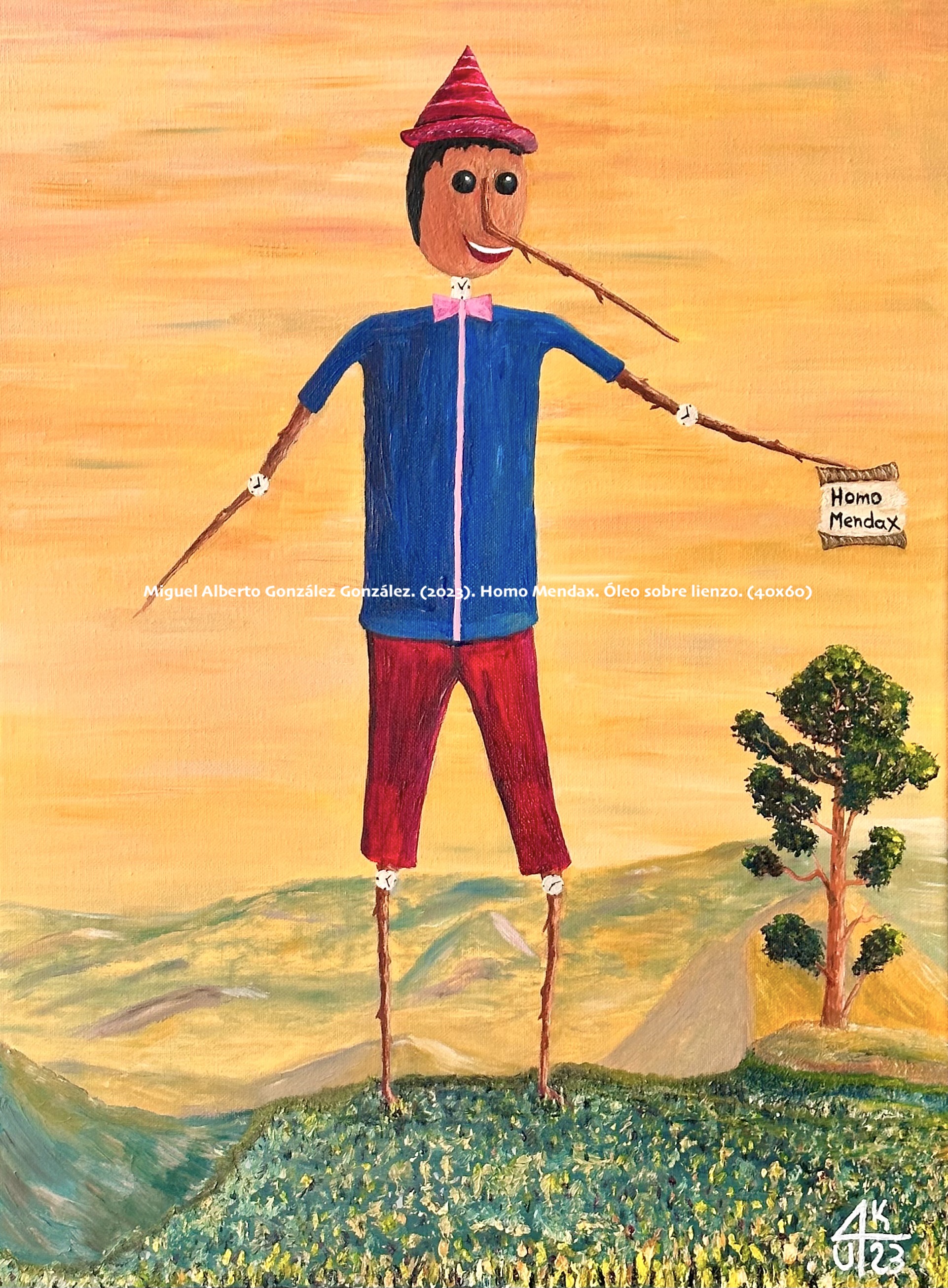 92 Homo Mendax, Oleo, (45x60), Miguel Gonzalez, 2023.jpg